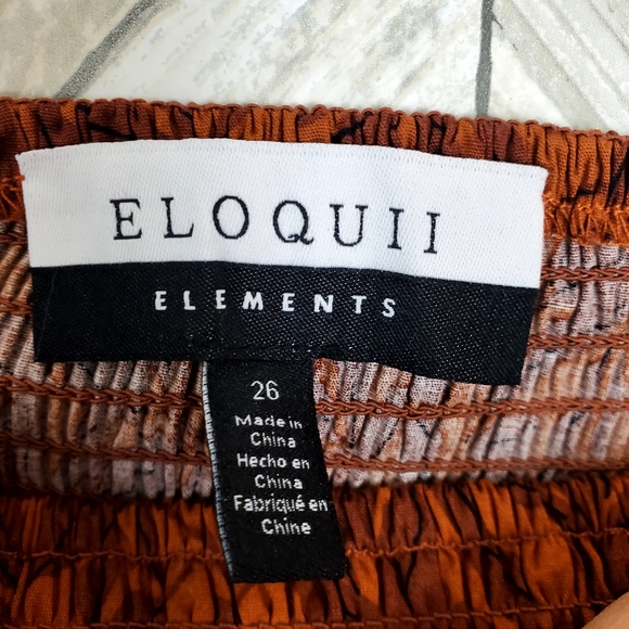 Eloquii Elements Square Neck Smocked Bodice Dress Size 26 - Picture 5 of 5